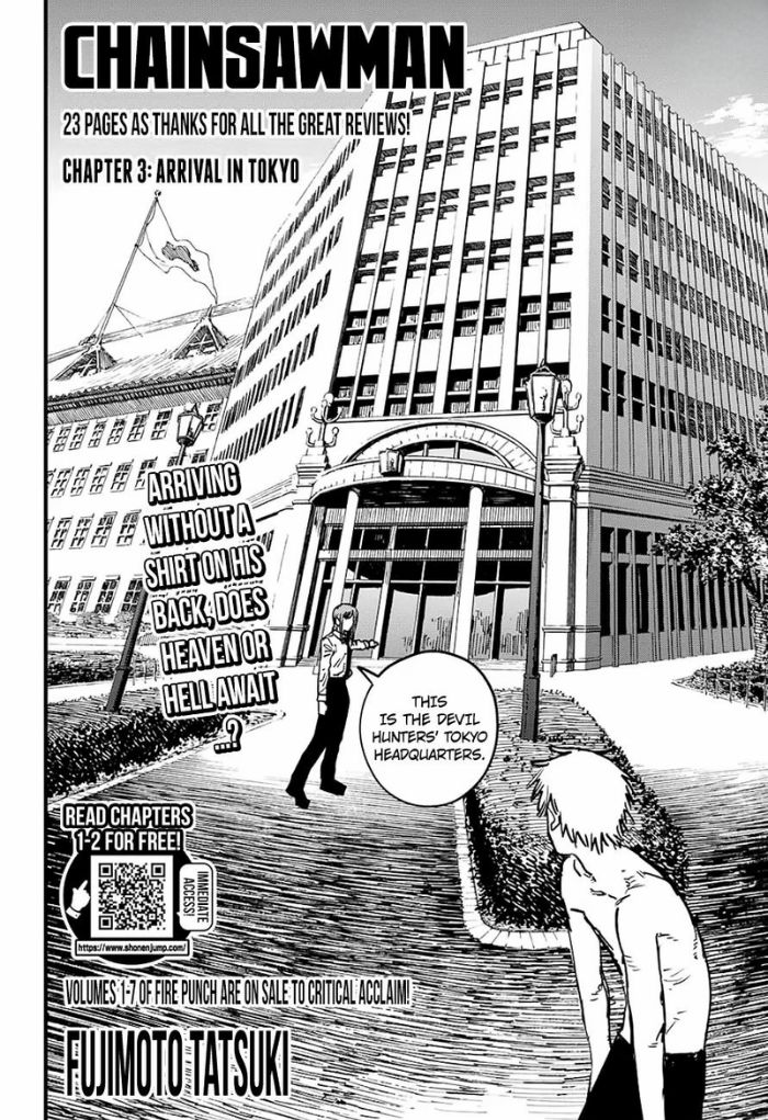 Chainsaw Man, Chapter 3 – Arrival in Tokyo